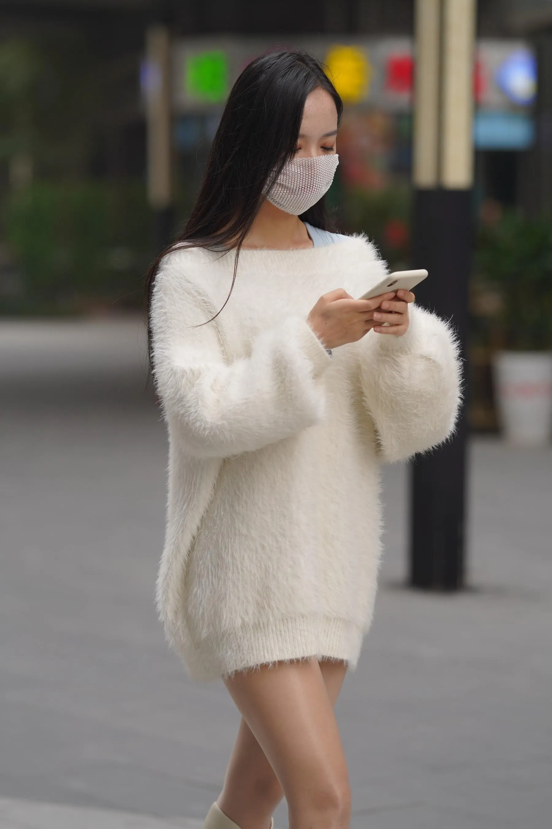 魔镜街拍 NO.170 凯恩街拍摄影-牛仔裙小姐姐 [304P]插图9